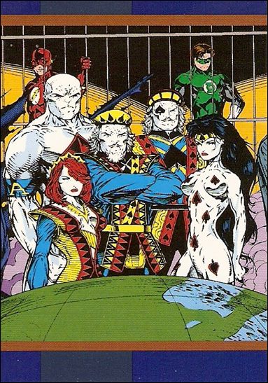 DC Cosmic Teams (Base Set) card 29 Foes of the Justice League: Card 2
