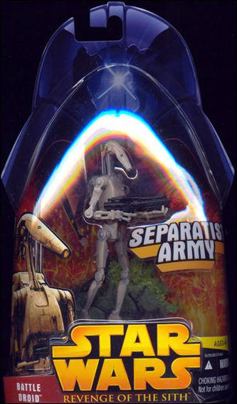 Star Wars: Revenge of the Sith 3 3/4" Basic Action Figures figure 17 Battle Droid (Separatist Army)