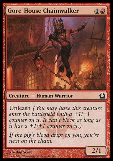 Magic the Gathering: Return to Ravnica (Base Set) card 96 Gore-House Chainwalker