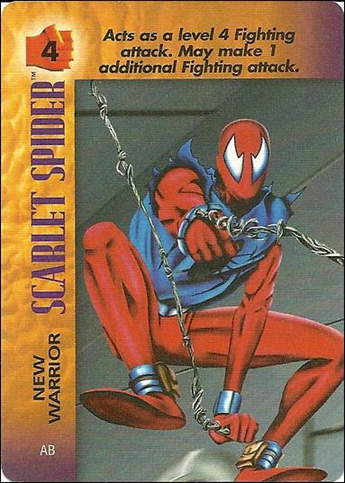 Marvel Overpower Powersurge (Base Set) card nn145 Scarlet Spider: New Warrior