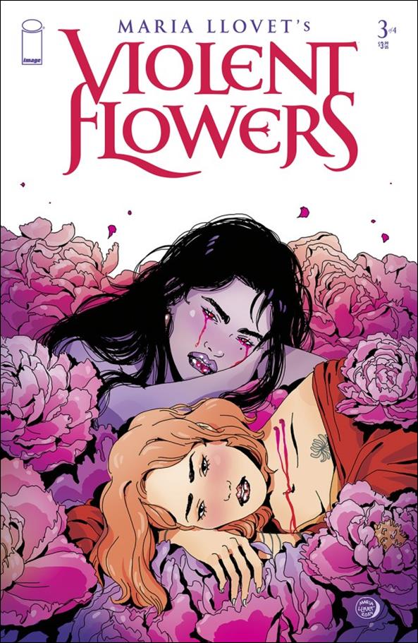 Violent Flowers (2024) issue 3 Maria Llovet Cover