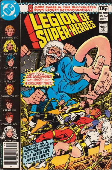 Legion of Super-Heroes (1980) issue 268-B UK Price Cover