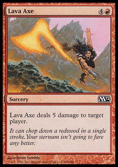 Magic the Gathering: 2012 Core Set (Base Set) card 148 Lava Axe