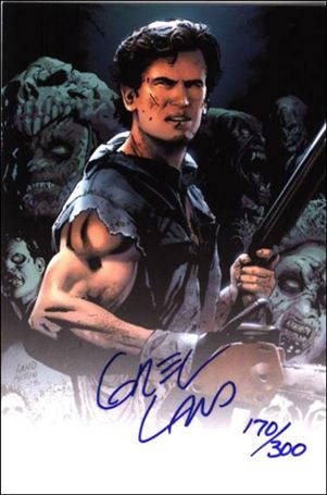 Army of Darkness (Autograph Subset) card 15 Greg Land Blue Ink 1/300