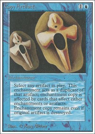Magic the Gathering: Unlimited (Base Set) card 54 Copy Artifact