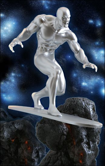 Marvel Statues (Hard Hero) item 8 Silver Surfer Cold-cast Statue 1/500