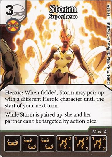Marvel Dice Masters Uncanny X-Men  card 89 Storm: Superhero
