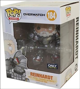 POP! Games figure 184 Reinhardt (6 Inch Bestbuy Exclusive)