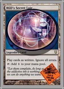 Magic the Gathering: Unhinged (Base Set) card 135 R&D's Secret Lair