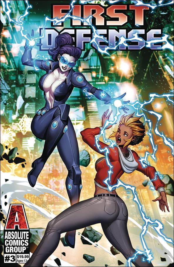 First Defense issue 3-B Genzoman Lenticular Cover