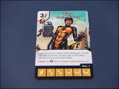 Marvel Dice Masters Age of Ultron  card 105-B Wasp: Bio-Electric Blasts (Ant Man OP Alternate)