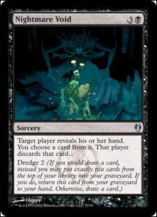 Magic the Gathering: Duel Decks: Izzet vs. Golgari (Base Set) card 73 Nightmare Void