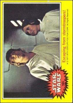 Star Wars: Series 3 (Base Set) card 165 Escaping from stormtroopers!