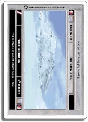 Star Wars: The Empire Strikes Back Introductory Two-Player Game (Base Set) card 3 Hoth: Mountains
