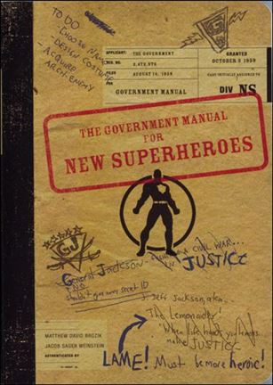 Government Manual for New Superheroes Cover Image 1