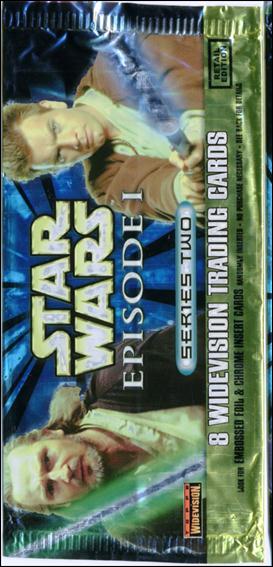 Star Wars: Episode I Widevision: Series 2 card 2-C Sealed Retail Pack - Qui-Gon and Obi-Wan