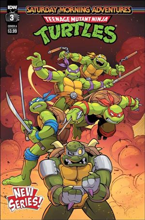 Teenage Mutant Ninja Turtles: Saturday Morning Adventures Continued issue 3 Jack Lawrence Cover