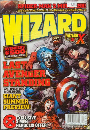 Wizard: The Comics Magazine issue 153-C David Finch Avengers Cover