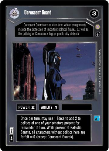 Star Wars: Coruscant Limited (Base Set) card 17 Coruscant Guard