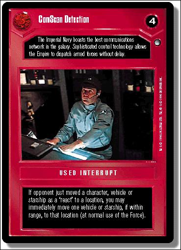 Star Wars: Hoth Limited (Base Set) card 44 ComScan Detection
