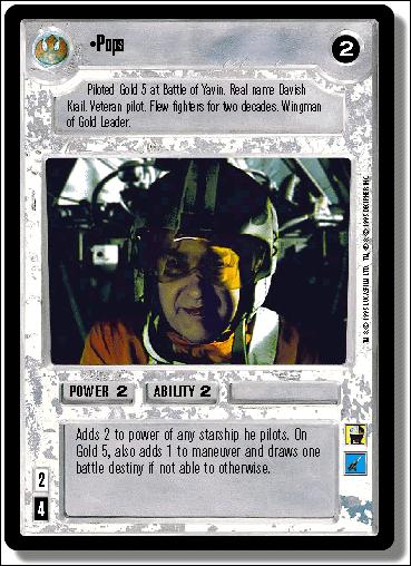 Star Wars: Premiere Limited (Base Set) card 191 Pops