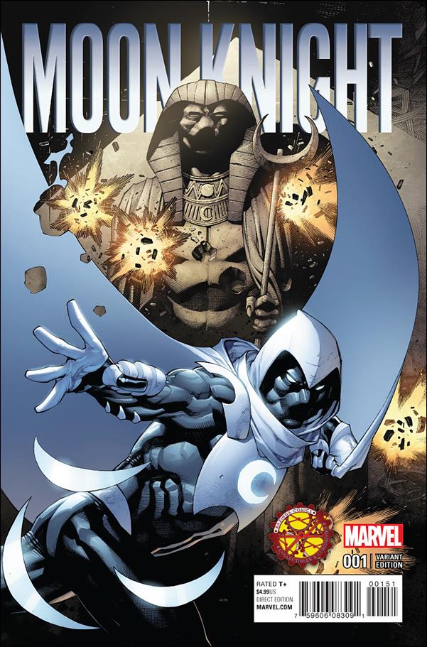 Moon Knight (2016) issue 1-E Christopher Stevens Bazinga Comics Cover