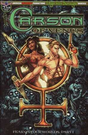 Edgar Rice Burroughs' Carson of Venus: Fear on Four Worlds issue 1-B Cyrus Mesarcia Cover