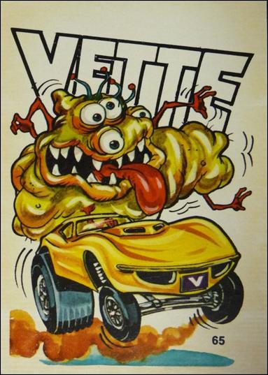 Fantastic Odd Rods: Series 2 (Base Set) card 65 Vette