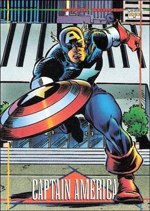 Marvel Universe: Series 4 (Base Set) card 95 Captain America
