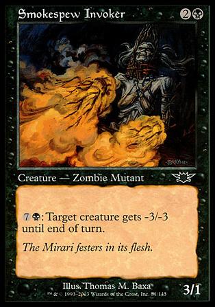 Magic the Gathering: Legions (Base Set) card 81 Smokespew Invoker
