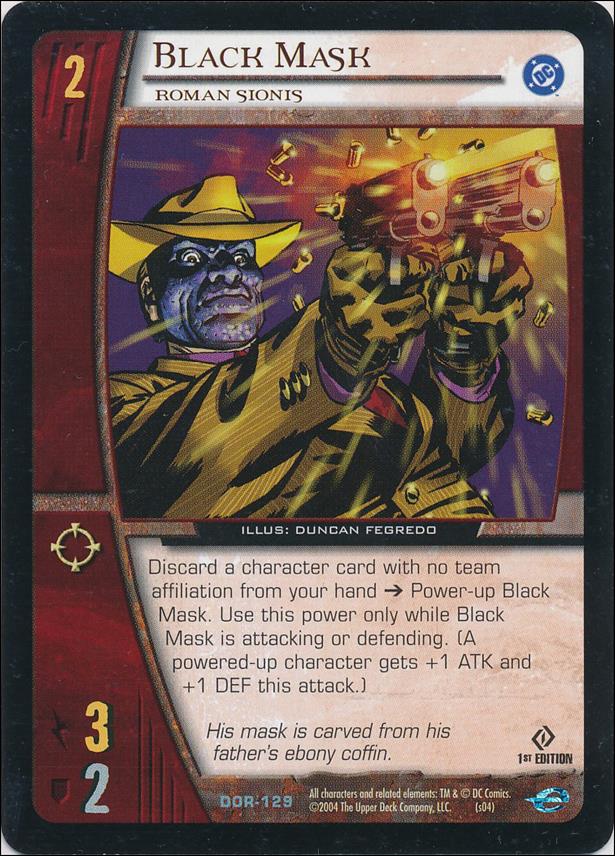 DC Origins: VS System (Base Set) card DOR-129 Black Mask (Roman Sionis)