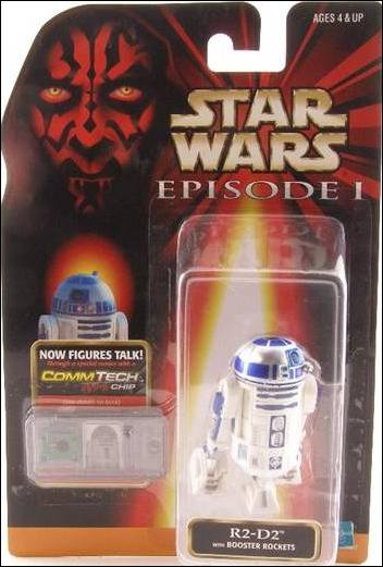 Star Wars: Episode I 3 3/4" Basic Action Figures figure 27-B R2-D2 (No Sticker) (Thick Bubble)