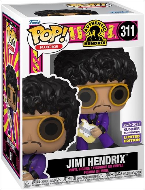 Pop! Rocks figure 311-B Jimi Hendrix Summer Con Exclusive