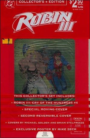Robin III: Cry of the Huntress issue 4-B Polybagged w/ Moving Cover 