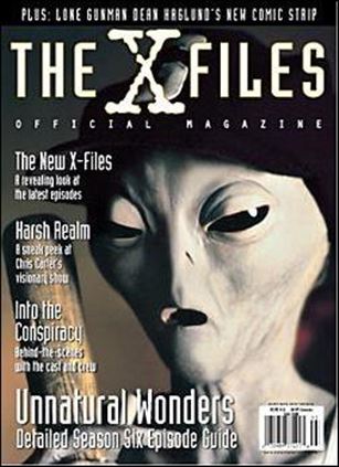 Official X-Files Magazine Volume 1 issue 11-B Alien Cover