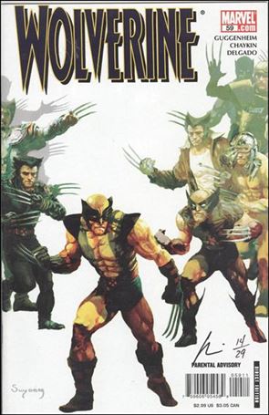 Wolverine (2003)  issue 59-B DF (Signed by Howard Chaykin) 1/29