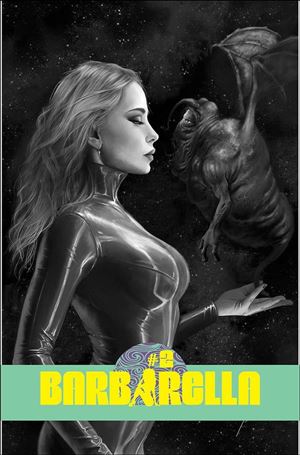 Barbarella (2021) issue 2-P Carla Cohen 1:50 Black & White Cover