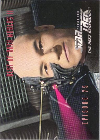 Star Trek: The Next Generation - The Episode Collection Season Four (Base Set) card 322 Best of Both Worlds II, Episode 75A