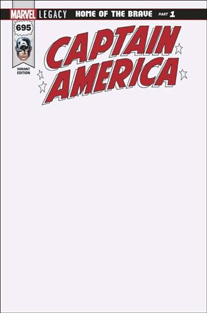 Captain America (1968) issue 695-D Blank Sketch Cover