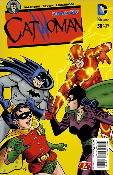 Catwoman (2011) issue 38-B Ty Templeton Flash 75th Anniversary Cover