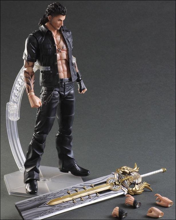 Final Fantasy XV (Play Arts ~ Kai) figure 3-B Gladiolus Amicitia (Loose)
