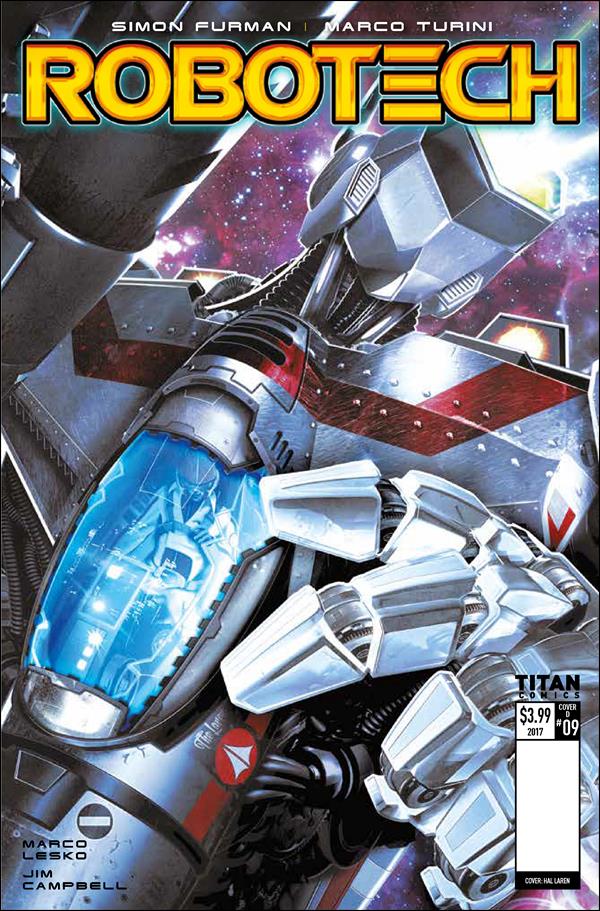 Robotech (2017) issue 10-C Hal Laren Cover