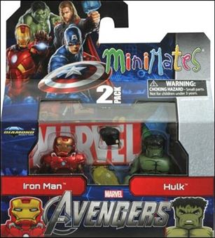 Marvel Minimates figure 131 Iron Man and Hulk