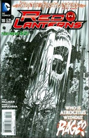 Red Lanterns issue 18-B 1:25 Sketch Cover