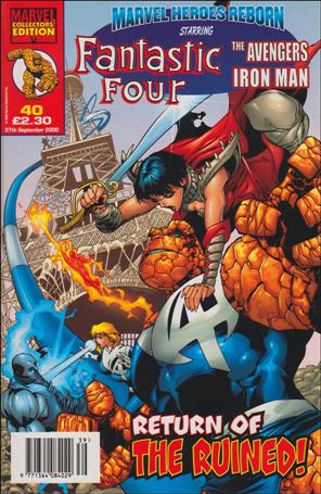 Marvel Heroes Reborn (UK) issue 40 Cardstock Cover