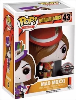POP! Games figure 43-B Mad Moxxi (Red) GameStop