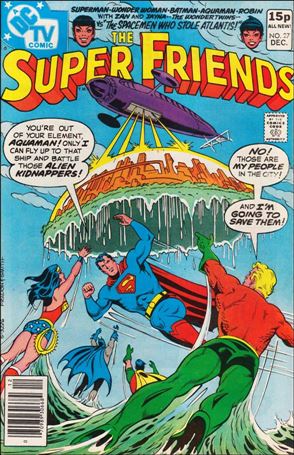Super Friends (1976) issue 27-B UK Price Cover
