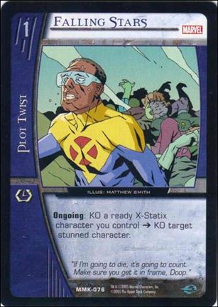 Marvel Knights: VS System (Base Set) card MMK-076 Falling Stars