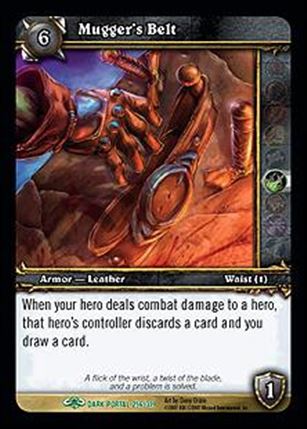 World of Warcraft: Through the Dark Portal (Base Set) card 256 Mugger's Belt