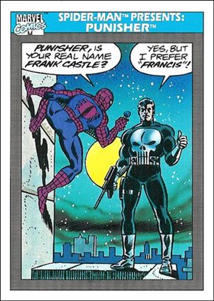 Marvel Universe: Series 1 (Base Set) card 155 Spider-Man Presents: Punisher